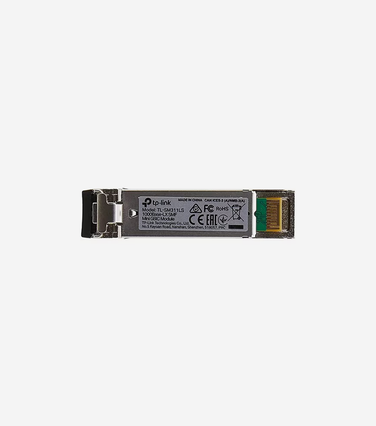 Up to 20 km transmission distance in 9/125 um SMF (Single-Mode Fiber). Compatible with all SFP ports on TP-Link products including JetStream switches, and media converter MC220L. Work with MC210CS with a single-mode fiber connection. Limited lifetime warranty. - For Data Networking, Optical Network - 1 x LC/UPC Duplex 1000Base-LX Network - Optical Fiber - Single-mode - 1.25 Gigabit Ethernet - 1000Base-LX - Hot-swappable