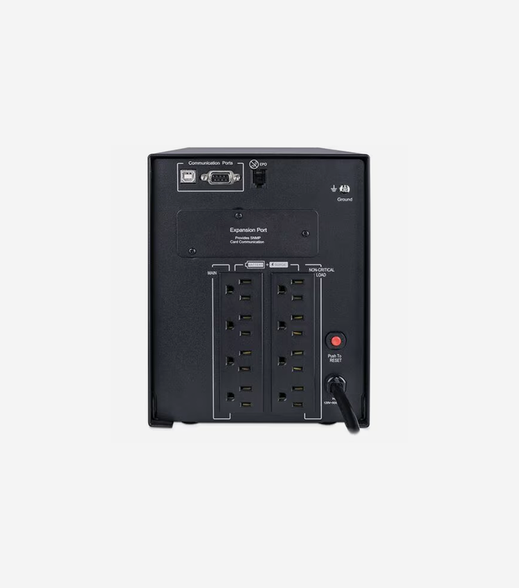 CyberPower Smart App Sinewave PR1500LCD 1500VA Pure Sine Wave Mini-Tower LCD UPS - Mini-tower - AVR - 3 Hour Recharge - 4.70 Minute Stand-by - 120 V AC Input - 120 V AC Output - 8 x NEMA 5-15R - Serial Port - USB