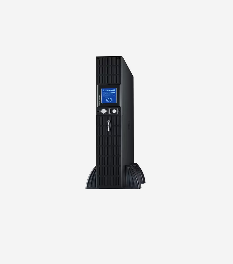 CyberPower Smart App Intelligent LCD OR1500LCDRTXL2U 1500 VA Tower/Rack-mountable UPS - 1500VA/1125W - 7 Minute Full Load - 8 x NEMA 5-15R - Battery/Surge-protected