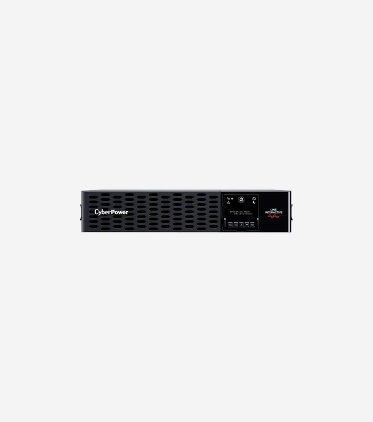 CyberPower PR2200RT2UN New Smart App Sinewave UPS Systems - 120 VAC, NEMA L5-30P, 2U, Rack / Tower, Sine Wave, 8 Outlets, LCD, PowerPanel® Business, $400000 CEG, 3YR Warranty