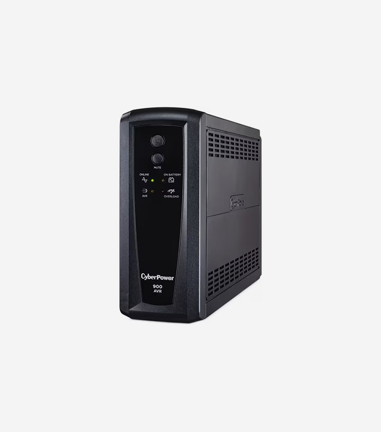 CyberPower UPS Systems CP900AVR AVR - 900 VA / 560 W - 900VA/560W UPS, 10 x NEMA 5-15R OUTLETS, NEMA 5-15P PLUG W/6FT CORD, AVR, RJ45, 3 YR WTY