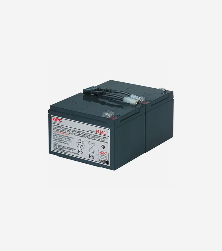 APC by Schneider Electric Replacement Battery Cartridge, VRLA battery, 11Ah, 12VDC, 2-year warranty - 11000 mAh - 12 V DC - Lead Acid - Valve-regulated - Hot Swappable - 3 Year Minimum Battery Life - 5 Year Maximum Battery Life