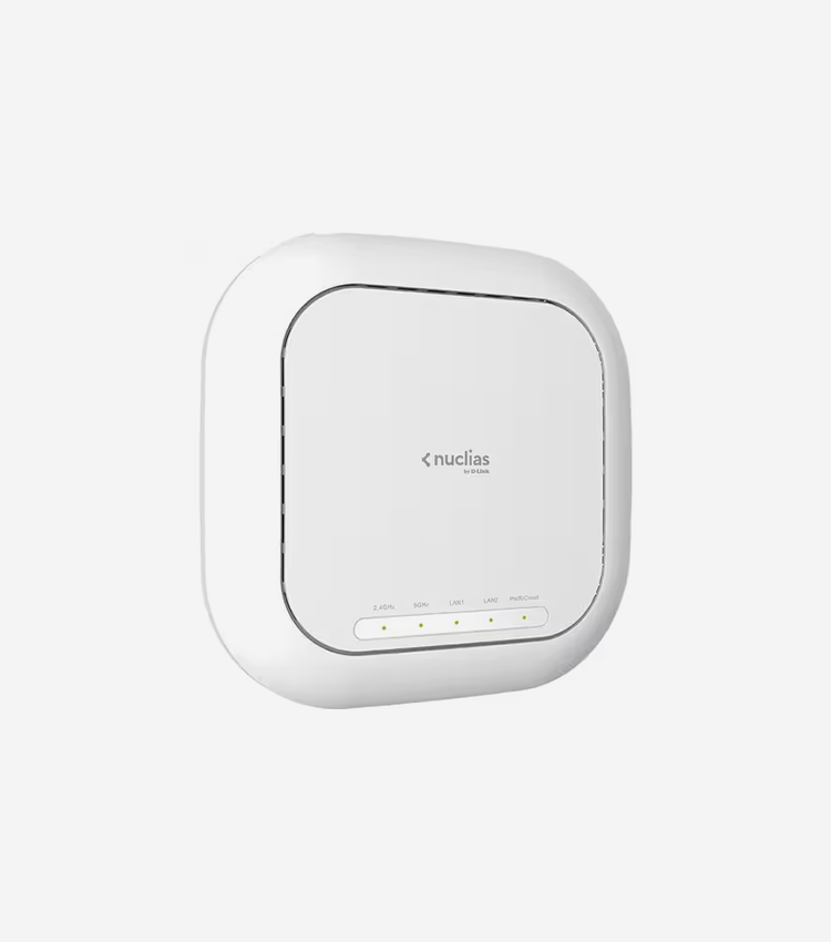 D-Link Nuclias DBA-2820P IEEE 802.11ac 2.60 Gbit/s Wireless Access Point - 2.40 GHz, 5 GHz - MIMO Technology - 2 x Network (RJ-45) - Gigabit Ethernet - Wall Mountable, Ceiling Mountable