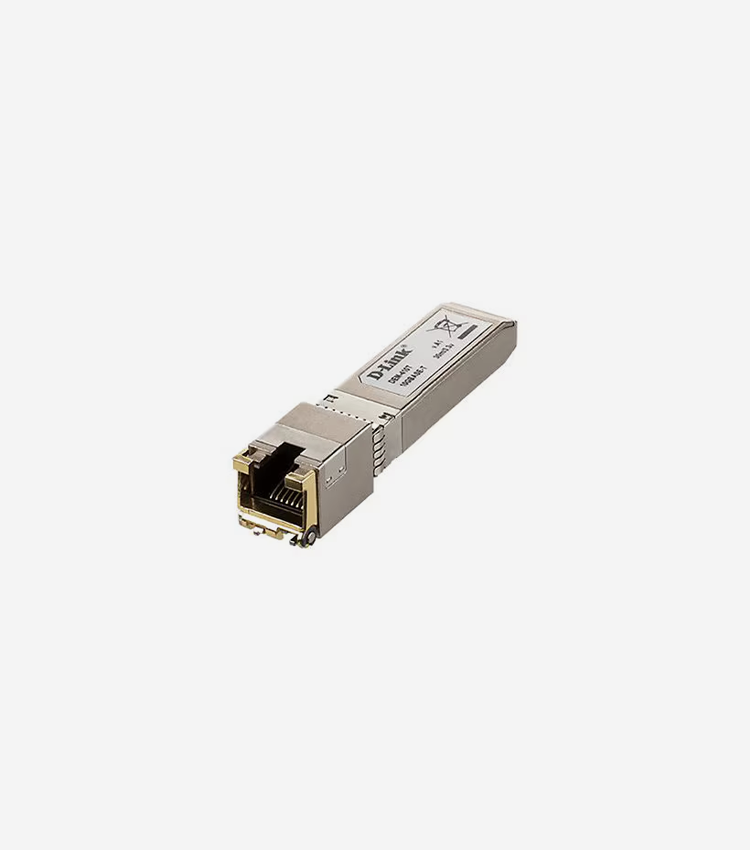 D-Link SFP+ Module - For Data Networking - 1 x RJ-45 10GBase-T LAN - Twisted Pair10 Gigabit Ethernet - 10GBase-T