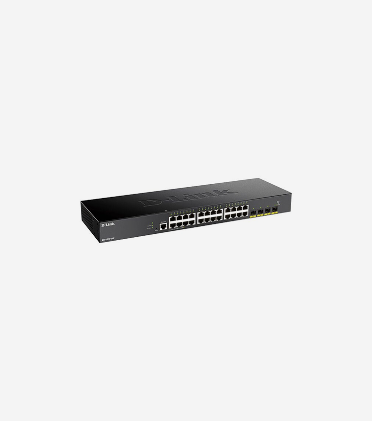 1250 SERIES SMART MANAGED 24PORT GBE SWITCH + 4 10G SFP+