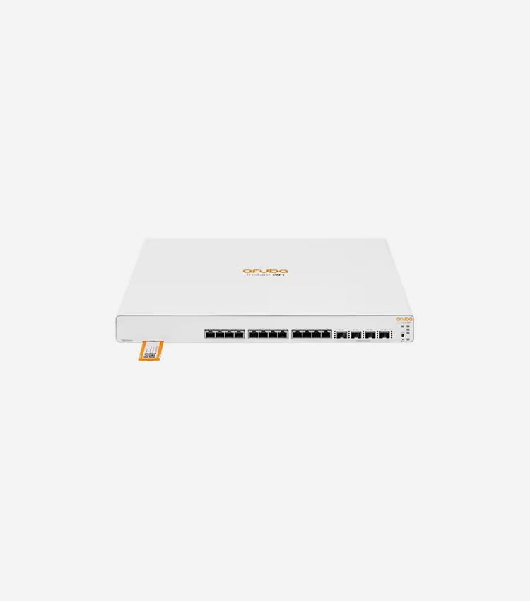 HPE Instant On 1960 12XGT 4SFP+ Switch - 12 Ports - Manageable - 10 Gigabit Ethernet - 10GBase-T, 10GBase-X - 2 Layer Supported - Modular - 80 W Power Consumption - Optical Fiber, Twisted Pair - Rack-mountable, Table Top, Wall Mountable, Under Table, Cabinet Mount