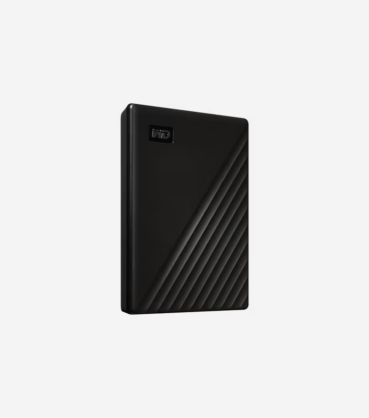 WD My Passport WDBPKJ0040BBK-WESN 4 TB Portable Hard Drive - External - Black - USB 3.0 - 256-bit Encryption Standard - 3 Year Warranty - Retail