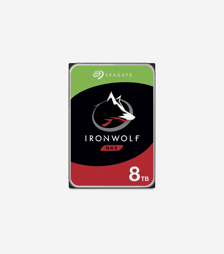 Seagate IronWolf ST8000VN004 8 TB Hard Drive - 3.5" Internal - SATA (SATA/600) - Conventional Magnetic Recording (CMR) Method - 7200rpm - 3 Year Warranty