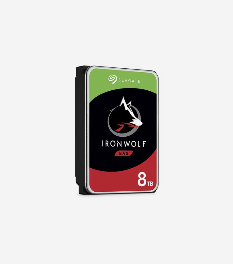 Seagate IronWolf ST8000VN004 8 TB Hard Drive - 3.5" Internal - SATA (SATA/600) - Conventional Magnetic Recording (CMR) Method - 7200rpm - 3 Year Warranty