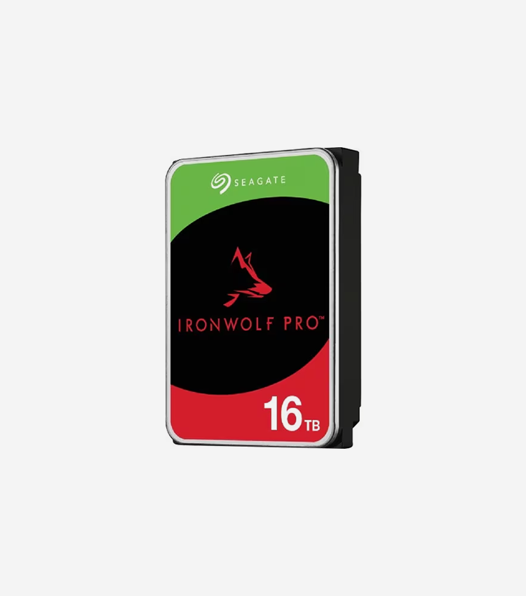 Seagate IronWolf Pro ST16000NT001 16 TB Hard Drive - 3.5" Internal - SATA (SATA/600) - Conventional Magnetic Recording (CMR) Method - Server, Workstation, Storage System Device Supported - 7200rpm - 512e Format