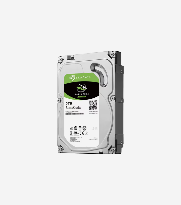 Seagate BarraCuda ST2000DM008 2 TB Hard Drive - 3.5" Internal - SATA (SATA/600) - 7200rpm - Hot Pluggable