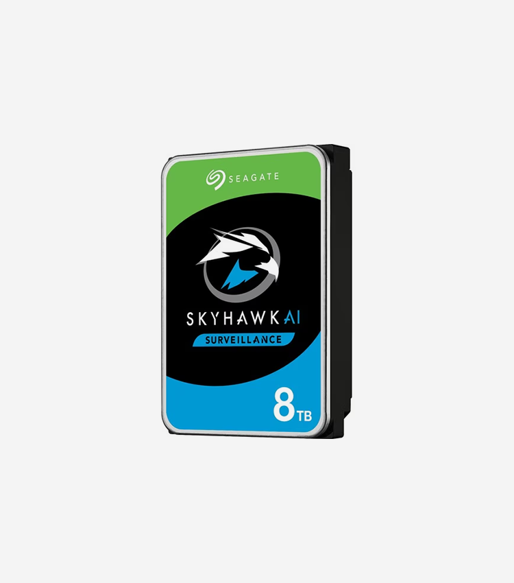 Seagate SkyHawk AI ST8000VE001 8 TB Hard Drive - 3.5" Internal - SATA (SATA/600) - Network Video Recorder Device Supported - 3 Year Warranty