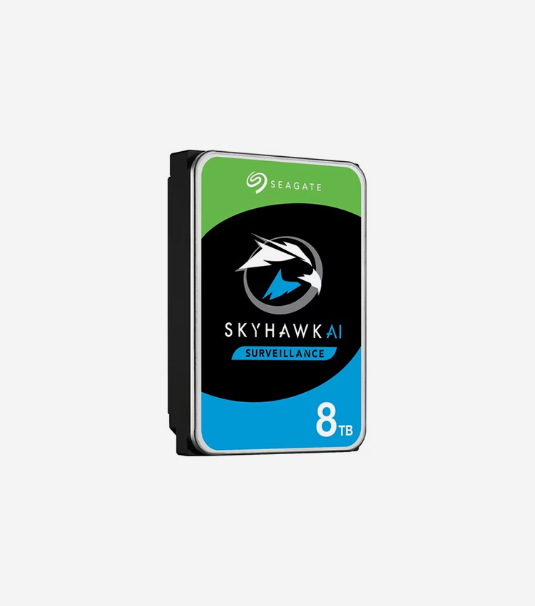 Seagate SkyHawk AI ST8000VE001 8 TB Hard Drive - 3.5" Internal - SATA (SATA/600) - Network Video Recorder Device Supported - 3 Year Warranty