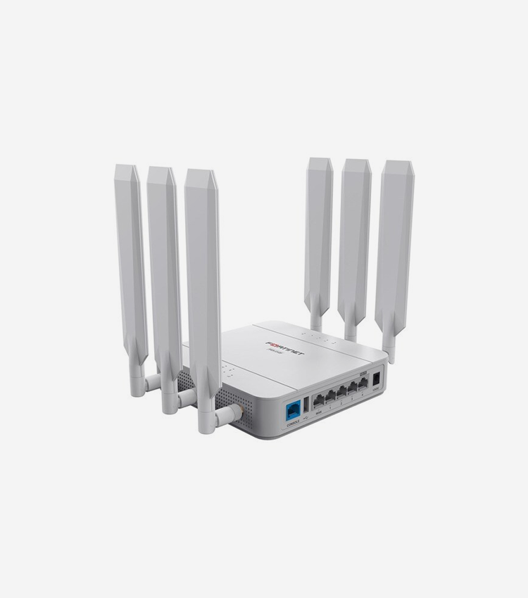 Fortinet FortiExtender FEX-212F 2 SIM Ethernet, Cellular Wireless Router - 4G - HSPA+, LTE, UMTS - Quad Band - 6 x Antenna(6 x External) - 4 x Network Port - 1 x Broadband Port - USB - PoE Ports - Gigabit Ethernet - Desktop, Wall Mountable