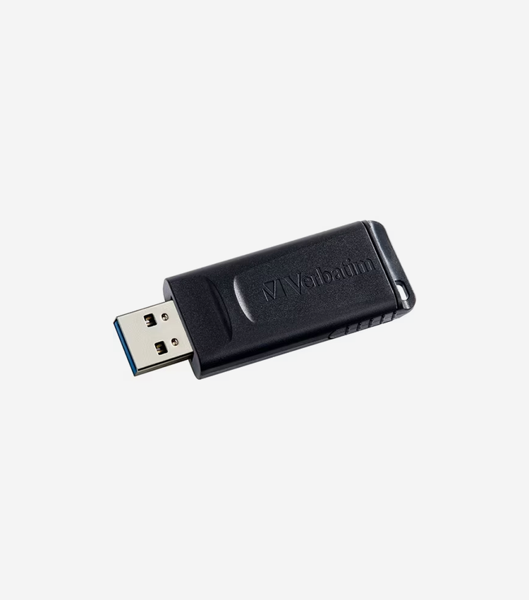 Verbatim Store 'n' Go 32GB USB Flash Drive - 32 GB - USB 2.0 Type A - Black - Lifetime Warranty - 10 Pack