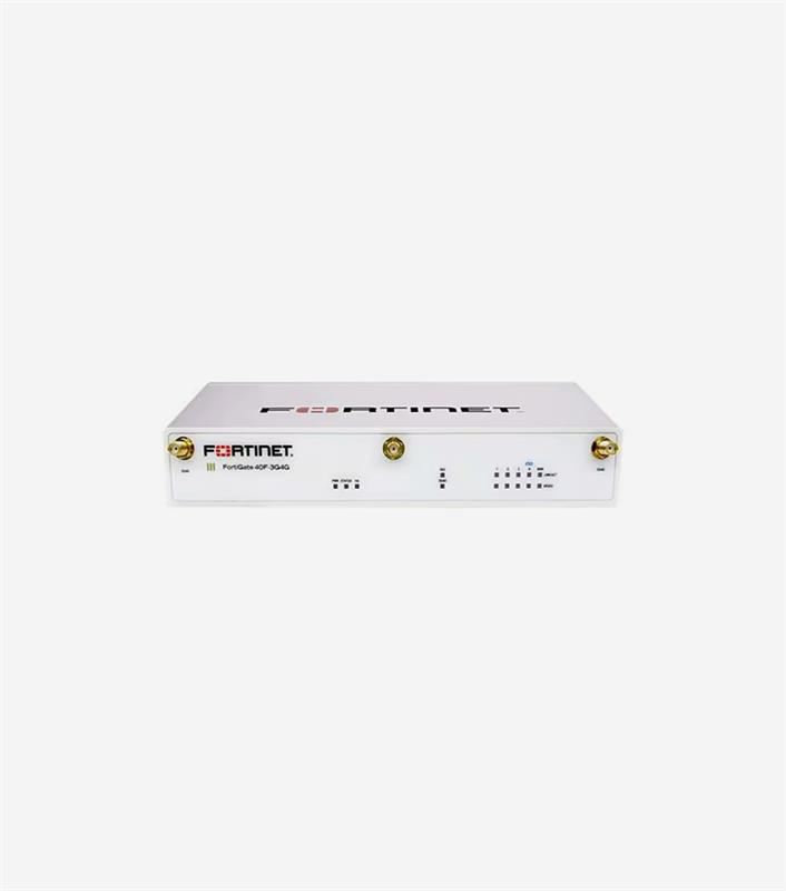 Fortinet FortiGate FG-40F-3G4G Network Security/Firewall Appliance - Application Security - 5 Port - 10/100/1000Base-T - Gigabit Ethernet - 5 Gbit/s Firewall Throughput - AES (256-bit), SHA-256 - 200 VPN - 5 x RJ-45 - Wall Mountable, Desktop