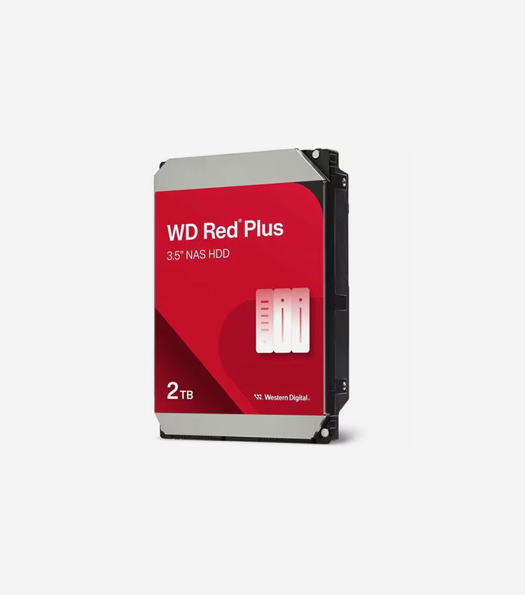 WD Red Plus WD20EFPX 2 TB Hard Drive - 3.5" Internal - SATA (SATA/600)