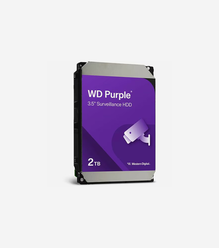 WD Purple WD23PURZ 2 TB Hard Drive - 3.5" Internal - SATA - Purple