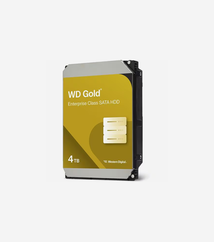 WD Gold WD4004FRYZ 4 TB Hard Drive - 3.5" Internal - SATA (SATA/600) - Storage System, Desktop PC Device Supported - 7200rpm - 512e Format