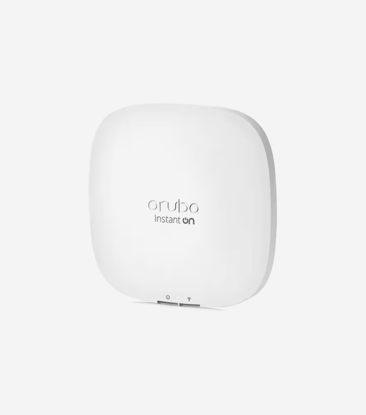 HPE Instant On AP22 802.11ax 1.66 Gbit/s Wireless Access Point - 2.40 GHz, 5 GHz - 2 x Internal Antenna(s) - MIMO Technology - 1 x Network (RJ-45) - Gigabit Ethernet - PoE Ports - 10.10 W - Wall Mountable, Ceiling Mountable, Rail-mountable