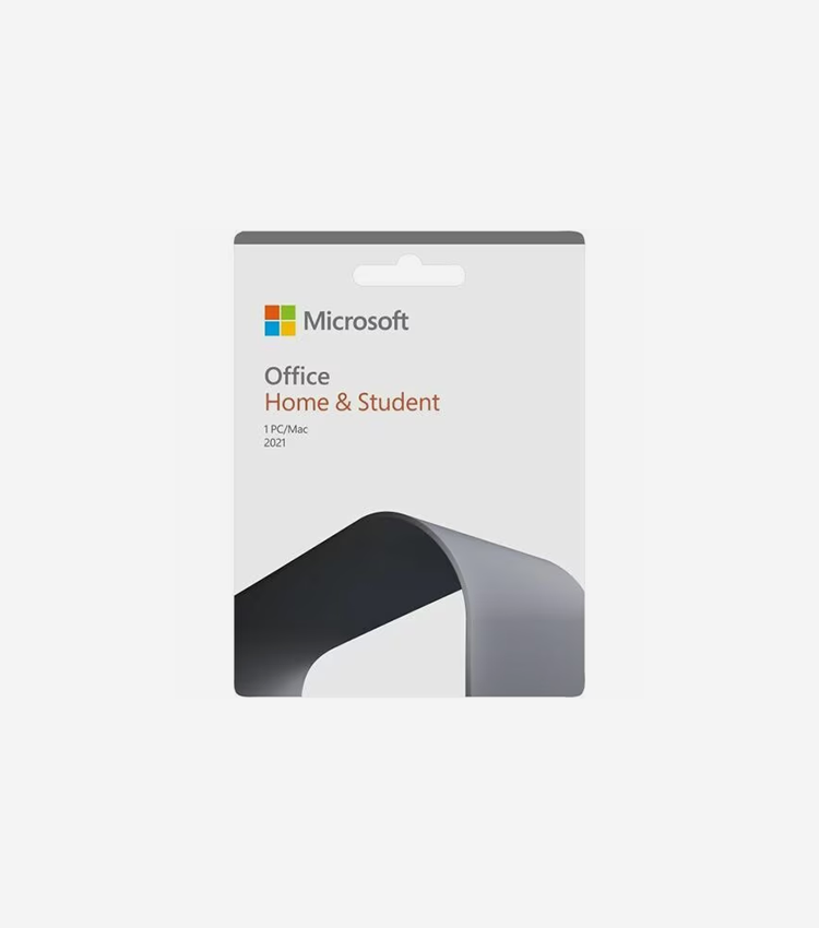 Microsoft Office 2021 Home & Student FPP - Box Pack - 1 PC/Mac - Medialess - English - PC, Mac