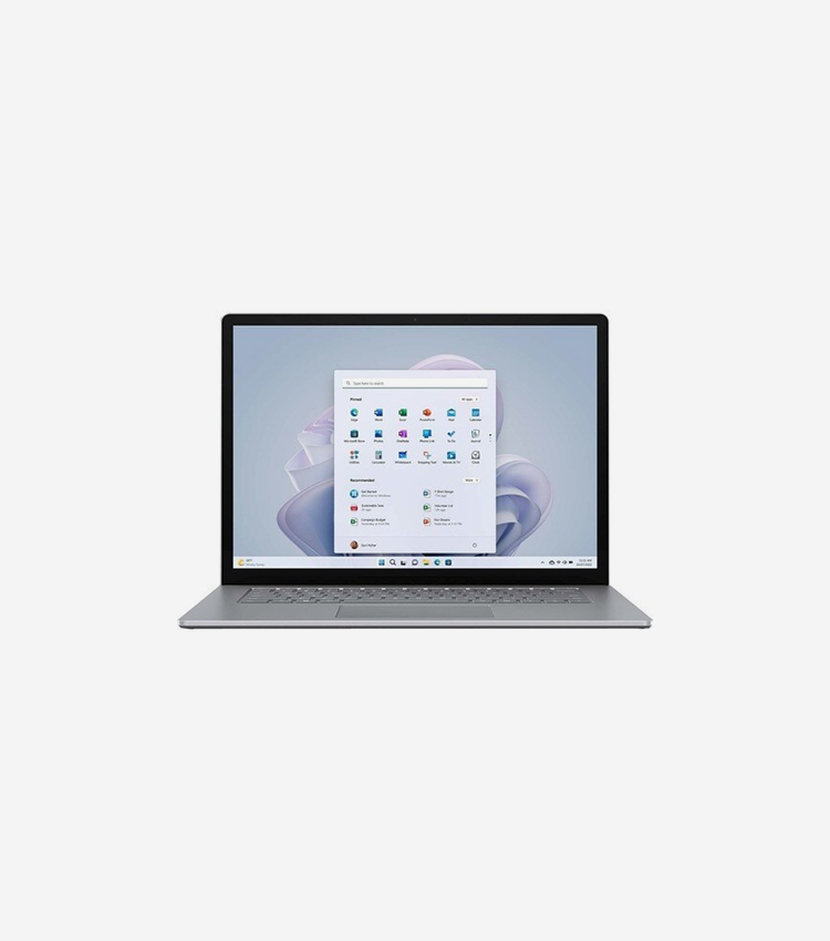 Microsoft Surface Laptop 5 15" Touchscreen Notebook - Intel Core i7 12th Gen i7-1265U - Intel Evo Platform - 16 GB - 256 GB SSD - Platinum - Intel Chip - 2496 x 1664 - Windows 11 Pro - Intel Iris Xe Graphics - PixelSense - Front Camera/Webcam - 17 Hours Battery Run Time - IEEE 802.11ax Wireless LAN Standard