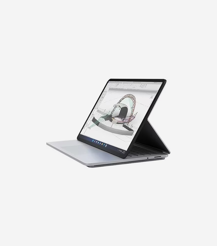 Microsoft Surface Laptop Studio 14.4" Touchscreen Convertible (Floating Slider) 2 in 1 Notebook - Intel Core i5 11th Gen i5-11300H - 16 GB - 512 GB SSD - Platinum - Intel Chip - 2400 x 1600 - Windows 11 Pro - Intel Iris Xe Graphics - PixelSense - Front Camera/Webcam - 19 Hours Battery Run Time - IEEE 802.11 a/b/g/n/ac/ax Wireless LAN Standard