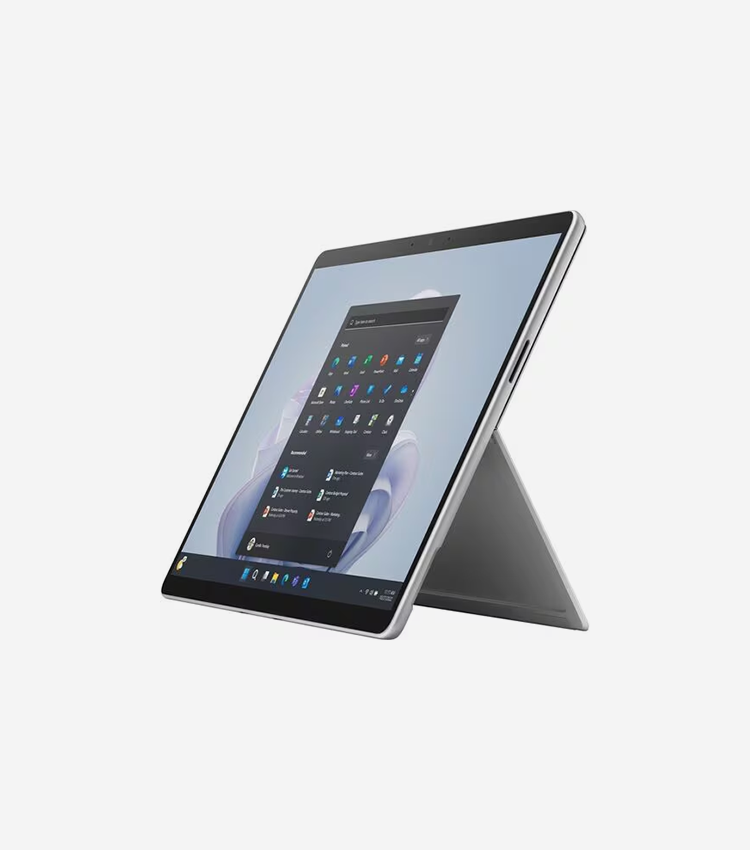 Microsoft Surface Pro 9 Tablet - 13" (330.20 mm) - 16 GB - 512 GB SSD - Windows 11 Pro - 5G - Platinum - SQ3 - 2880 x 1920 - PixelSense Display - Cellular Phone Capability - GPRS, EDGE, LTE - 19 Hours Maximum Battery Run Time