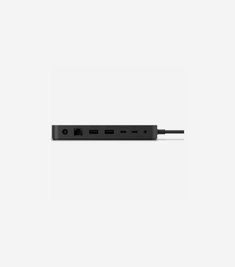Microsoft Docking Station - for Notebook/Monitor - 165 W - Thunderbolt 4 - 2 Displays Supported - 4K - 3840 x 2160 - 6 x USB Ports