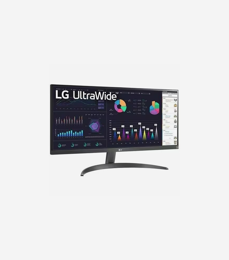 LG Ultrawide 29WQ500-B 29" (736.60 mm) Class UW-UXGA LCD Monitor - 21:9 - 29" (736.60 mm) Viewable - In-plane Switching (IPS) Technology - 2560 x 1080 - Adaptive Sync/FreeSync - 250 cd/m² - 1 ms - Speakers - DisplayPort