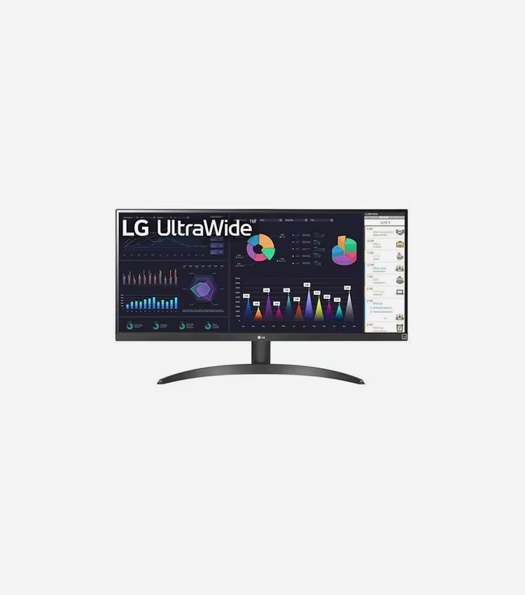 LG Ultrawide 29WQ500-B 29" (736.60 mm) Class UW-UXGA LCD Monitor - 21:9 - 29" (736.60 mm) Viewable - In-plane Switching (IPS) Technology - 2560 x 1080 - Adaptive Sync/FreeSync - 250 cd/m² - 1 ms - Speakers - DisplayPort