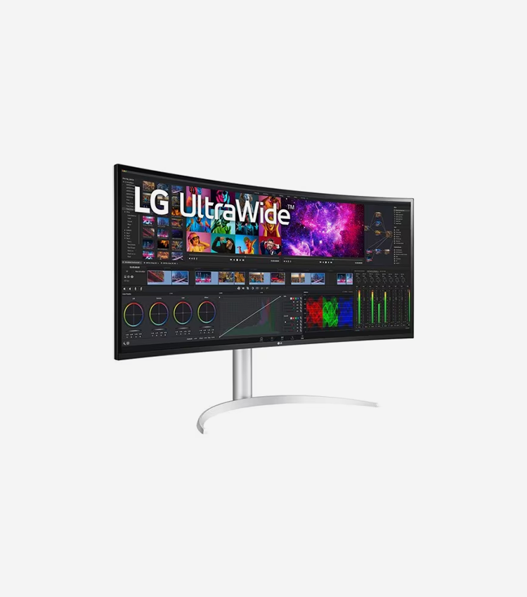 LG 40WP95C-W 40" Class 5K2K WUHD Curved Screen LCD Monitor - 21:9 - Silver - 39.7" Viewable - Nano In-plane Switching (Nano IPS) Technology - LED Backlight - 5120 x 2160 - 1.07 Billion Colors - Adaptive Sync/FreeSync - 300 cd/m² - 5 ms - Speakers - HDMI - DisplayPort - USB Hub