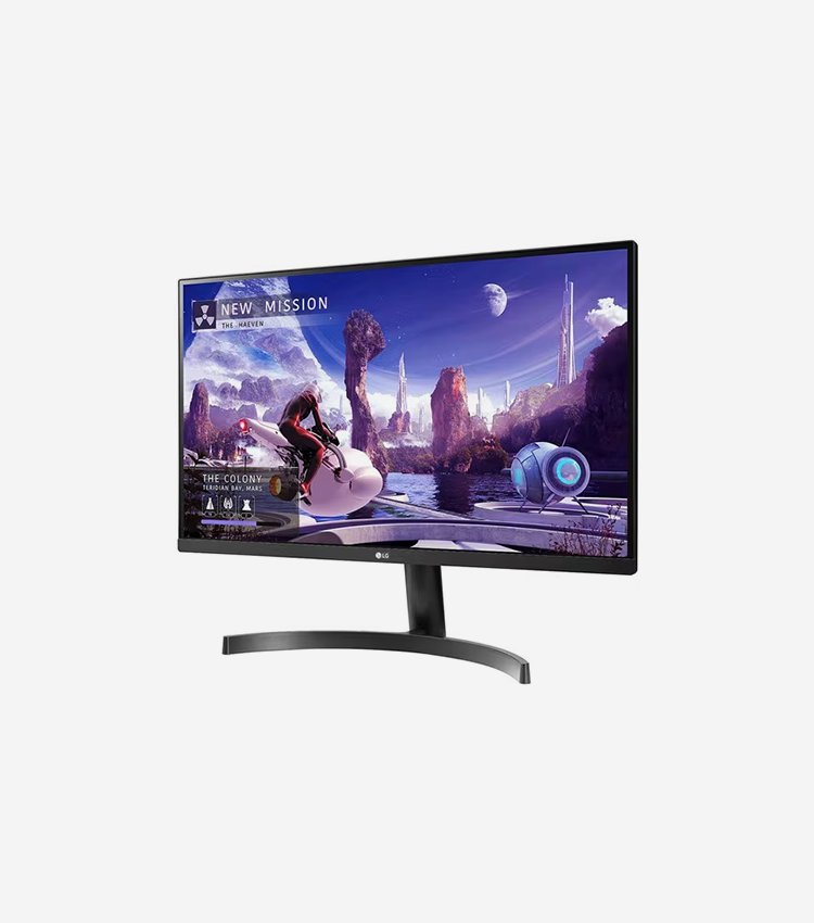 LG 27QN600-B 27" Class WQHD Gaming LCD Monitor - 16:9 - 27" Viewable - In-plane Switching (IPS) Technology - 2560 x 1440 - 16.7 Million Colors - FreeSync - 350 cd/m² Minimum, Typical - 5 ms - HDMI - DisplayPort