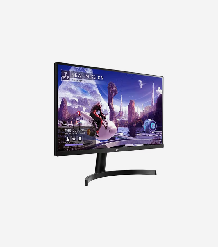 LG 27QN600-B 27" Class WQHD Gaming LCD Monitor - 16:9 - 27" Viewable - In-plane Switching (IPS) Technology - 2560 x 1440 - 16.7 Million Colors - FreeSync - 350 cd/m² Minimum, Typical - 5 ms - HDMI - DisplayPort