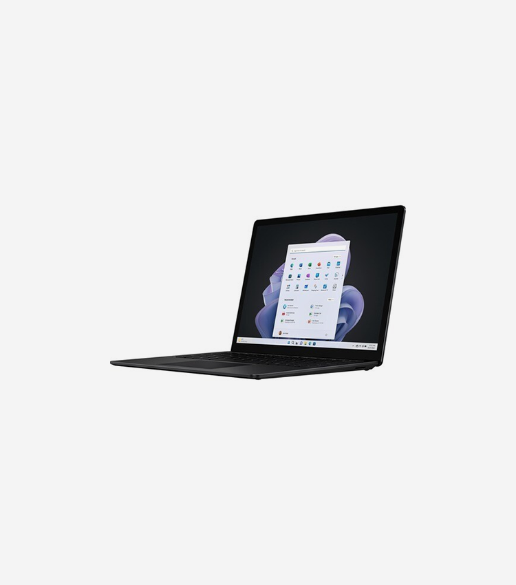 Microsoft Surface Laptop 5 13.5" (342.90 mm) Touchscreen Notebook - Intel Core i7 - 32 GB - 512 GB SSD - English, French Keyboard - Matt Black - Demo - Intel Chip - 2256 x 1504 - Windows 11 - Intel Iris Xe Graphics - PixelSense - Front Camera/Webcam - 18 Hours Battery Run Time - IEEE 802.11ax Wireless LAN Standard