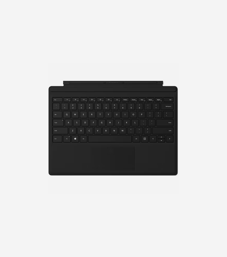 Microsoft Surface Keyboard/Cover Case Microsoft Surface Pro 3, Surface Pro (5th Gen), Surface Pro 4, Surface Pro 6, Surface Pro 7, Surface Pro 7+ Tablet - Canadian English Keyboard - Black - 8.54" (216.92 mm) Height x 11.60" (294.64 mm) Width x 0.20" (5.08 mm) Depth - 1 Pack