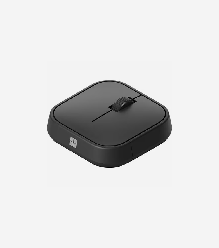 Microsoft Adaptive Mouse For Business - Wireless - Bluetooth - Rechargeable - Black - USB 2.0 Type C - Symmetrical