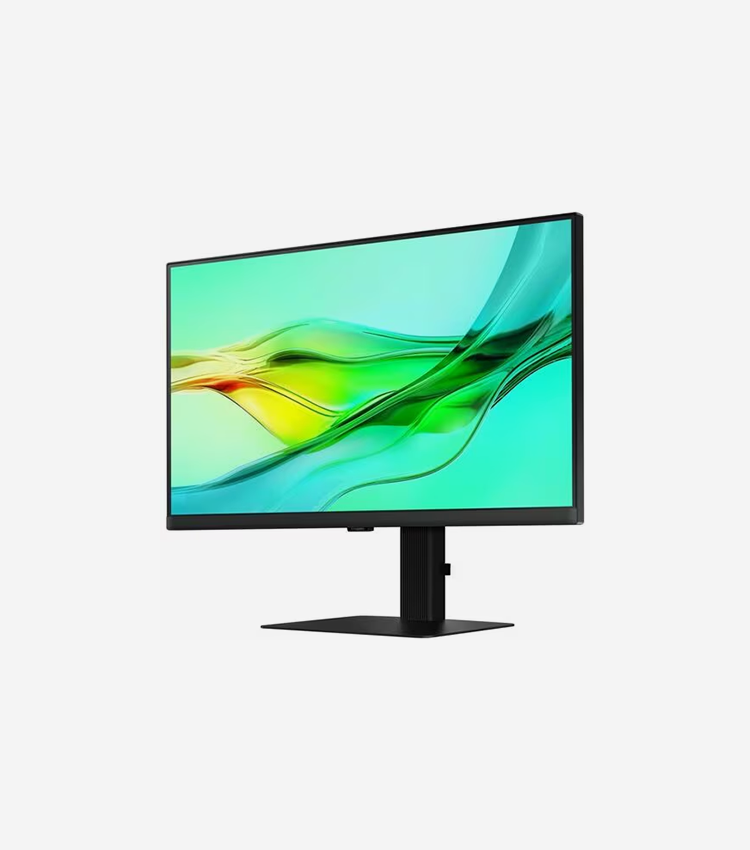 Samsung ViewFinity S6 S24D606UAN 24" Class WQHD LCD Monitor - 16:9 - Black - 24" Viewable - In-plane Switching (IPS) Technology - 2560 x 1440 - 1.07 Billion Colors - 350 cd/m² - 5 ms - HDMI - DisplayPort - KVM Switch, USB Hub