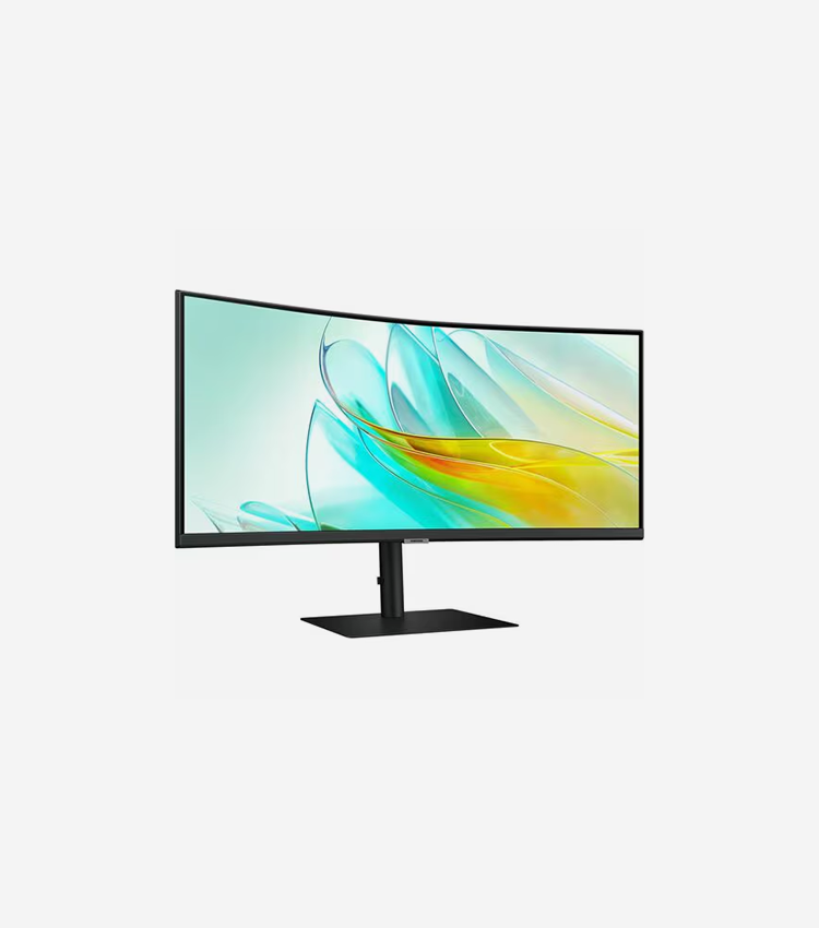 Samsung ViewFinity S6 S34C654UAN 34" Class UW-QHD Curved Screen LCD Monitor - 21:9 - Black - 34" Viewable - Vertical Alignment (VA) - 3440 x 1440 - 1.07 Billion Colors - FreeSync - 350 cd/m² - 5 ms - Speakers - HDMI - DisplayPort - KVM Switch, USB Hub