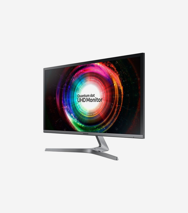 Samsung U28H750UQN 4K UHD LCD Monitor - 16:9 - Black, Silver - Quantum Dot LED Backlight - 3840 x 2160 - 1.07 Billion Colors - FreeSync - 300 cd/m² - 1 ms - HDMI - DisplayPort