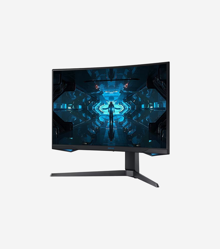 Samsung Odyssey G7 C27G75TQSN 27" (685.80 mm) Class WQHD Curved Screen Gaming LCD Monitor - 16:9 - Black - 26.9" (683.26 mm) Viewable - Vertical Alignment (VA) - Quantum Dot LED Backlight - 2560 x 1440 - 1.07 Billion Colors - FreeSync Premium - 600 cd/m² Minimum, Typical, Peak - 1 ms - GTG Refresh Rate - HDMI - DisplayPort