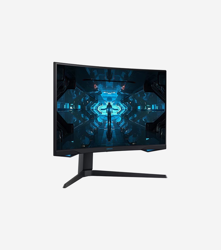 Samsung Odyssey G7 C27G75TQSN 27" (685.80 mm) Class WQHD Curved Screen Gaming LCD Monitor - 16:9 - Black - 26.9" (683.26 mm) Viewable - Vertical Alignment (VA) - Quantum Dot LED Backlight - 2560 x 1440 - 1.07 Billion Colors - FreeSync Premium - 600 cd/m² Minimum, Typical, Peak - 1 ms - GTG Refresh Rate - HDMI - DisplayPort