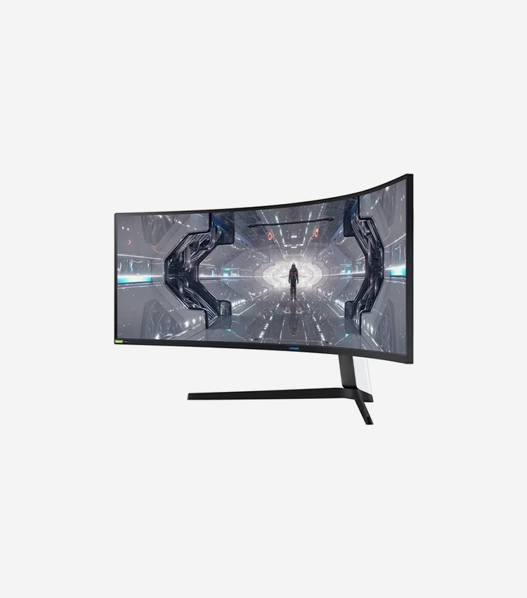 Samsung Odyssey G9 C49G95TSSN 49" Class UW-QHD Curved Screen Gaming LCD Monitor - 32:9 - Black, White, Matte Black - 48.7" Viewable - Vertical Alignment (VA) - Quantum Dot LED Backlight - 5120 x 1440 - 1.07 Billion Colors - FreeSync/G-Sync - 1000 cd/m² Typical, Peak, Minimum - 1 ms - GTG Refresh Rate - HDMI - DisplayPort - USB Hub