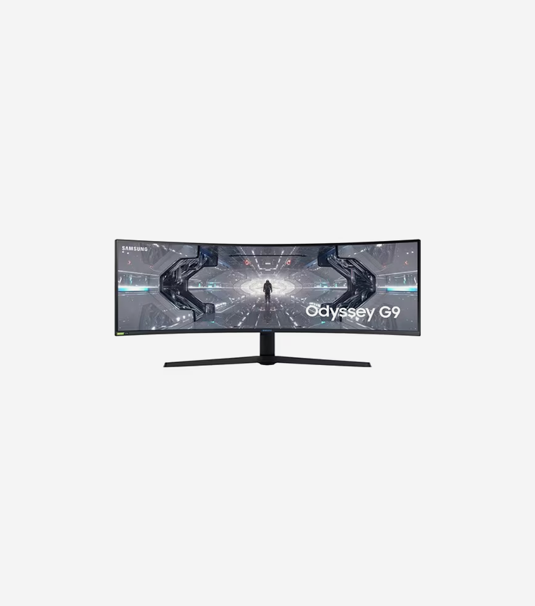 Samsung Odyssey G9 C49G95TSSN 49" Class UW-QHD Curved Screen Gaming LCD Monitor - 32:9 - Black, White, Matte Black - 48.7" Viewable - Vertical Alignment (VA) - Quantum Dot LED Backlight - 5120 x 1440 - 1.07 Billion Colors - FreeSync/G-Sync - 1000 cd/m² Typical, Peak, Minimum - 1 ms - GTG Refresh Rate - HDMI - DisplayPort - USB Hub