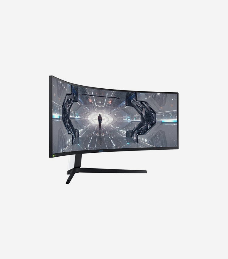 Samsung Odyssey G9 C49G95TSSN 49" Class UW-QHD Curved Screen Gaming LCD Monitor - 32:9 - Black, White, Matte Black - 48.7" Viewable - Vertical Alignment (VA) - Quantum Dot LED Backlight - 5120 x 1440 - 1.07 Billion Colors - FreeSync/G-Sync - 1000 cd/m² Typical, Peak, Minimum - 1 ms - GTG Refresh Rate - HDMI - DisplayPort - USB Hub