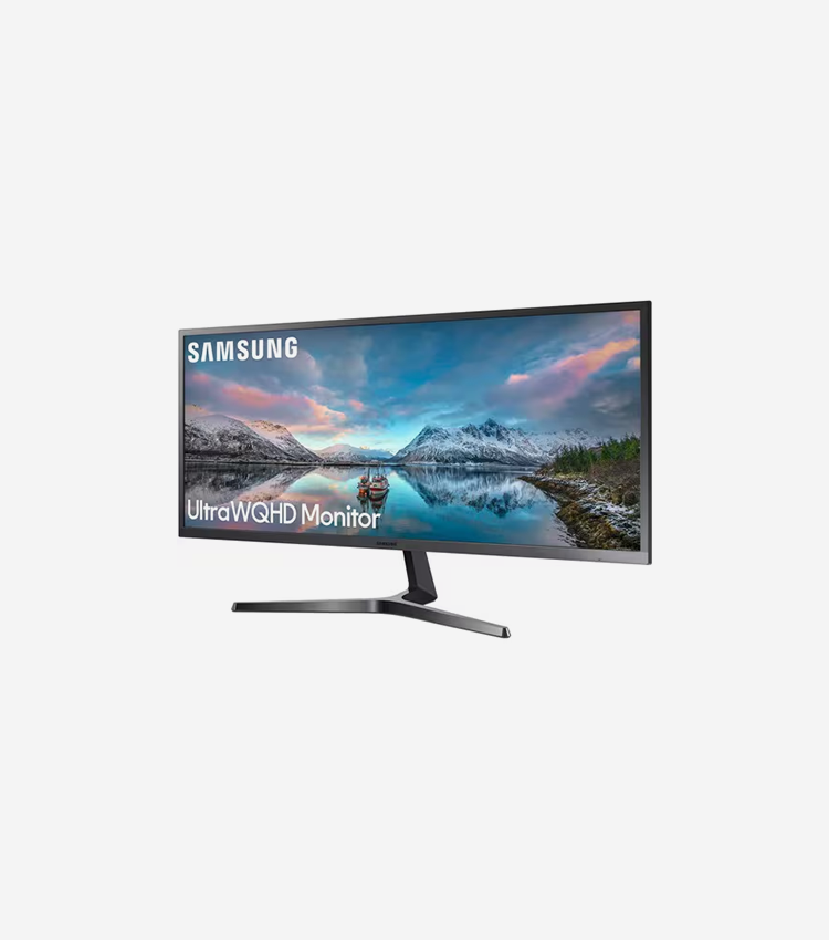 Samsung S34J552WQN 34" Class UW-QHD LCD Monitor - 21:9 - Dark Blue Gray - 34.1" Viewable - Vertical Alignment (VA) - LED Backlight - 3440 x 1440 - 16.7 Million Colors - FreeSync - 300 cd/m² - 4 ms - HDMI - DisplayPort