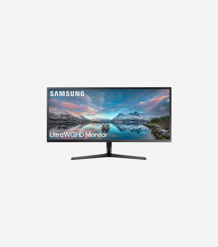 Samsung S34J552WQN 34" Class UW-QHD LCD Monitor - 21:9 - Dark Blue Gray - 34.1" Viewable - Vertical Alignment (VA) - LED Backlight - 3440 x 1440 - 16.7 Million Colors - FreeSync - 300 cd/m² - 4 ms - HDMI - DisplayPort