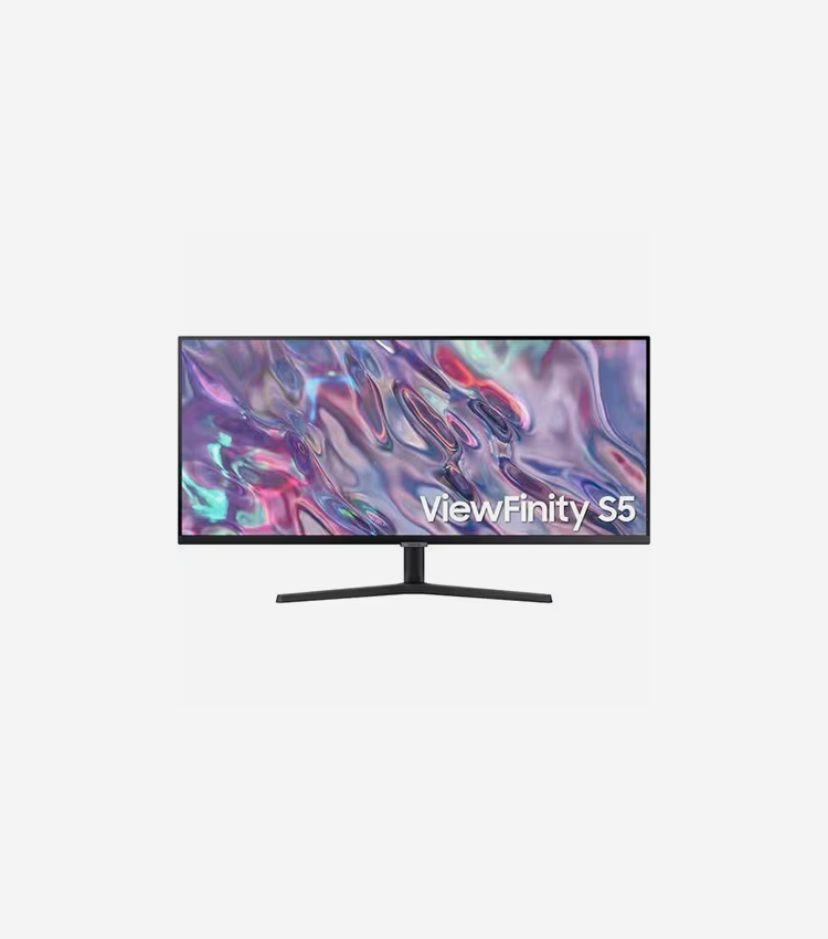 Samsung ViewFinity S5 S34C504GAN 34" Class UW-QHD LED Monitor - 21:9 - Black - 34" Viewable - Vertical Alignment (VA) - LED Backlight - 3440 x 1440 - 1.07 Billion Colors - Adaptive Sync/FreeSync - 300 cd/m² - 5 ms - HDMI - DisplayPort