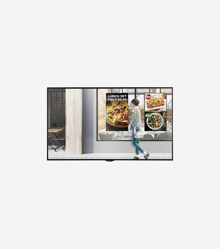 LG 49XS2E-B Digital Signage Display - 49" (1244.60 mm) LCD - 1920 x 1080 - LED - 2500 cd/m² - 1080p - Black