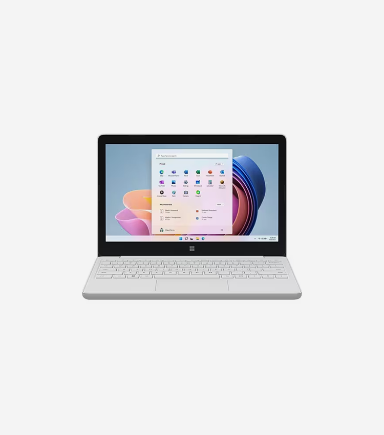 Microsoft Surface Laptop SE 11.6" (294.64 mm) Notebook - HD - Intel - 8 GB - 128 GB Flash Memory - Glacier - Intel Chip - 1366 x 768 - Intel UHD Graphics 600 - Front Camera/Webcam - 16 Hours Battery Run Time - IEEE 802.11ac Wireless LAN Standard